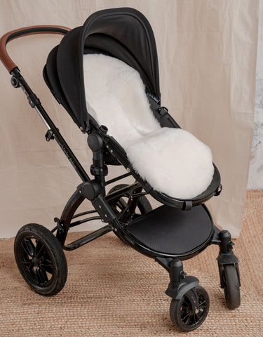 Baa Baby Buggy Style Liner - Ivory Shorn Hair