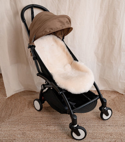 Baa Baby Pram Style Liner - Milk Shorn Hair