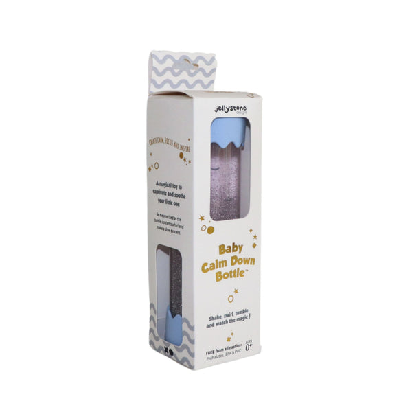 Jellystone Designs Baby Calm Down Bottle - Soft Blue