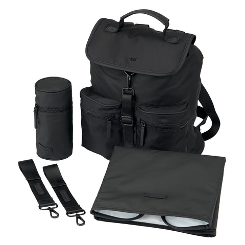 Bababing Sustainable Changing Backpack - Black