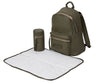 Bababing Luca Vegan Leather Changing Backpack - Olive