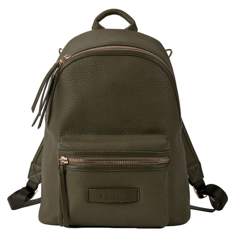 Bababing Luca Vegan Leather Changing Backpack - Olive