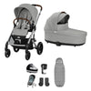 Cybex Balios S Lux 8 Piece Essential Bundle - Stone Grey