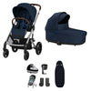 Cybex Balios S Lux 10 Piece Comfort Travel System Bundle - Ocean Blue