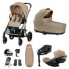 Cybex Balios S Lux 10 Piece Luxury Travel System Bundle - Almond Beige