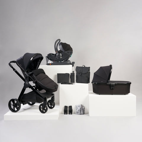 Bababing Raffi Travel System Package - Black Gloss