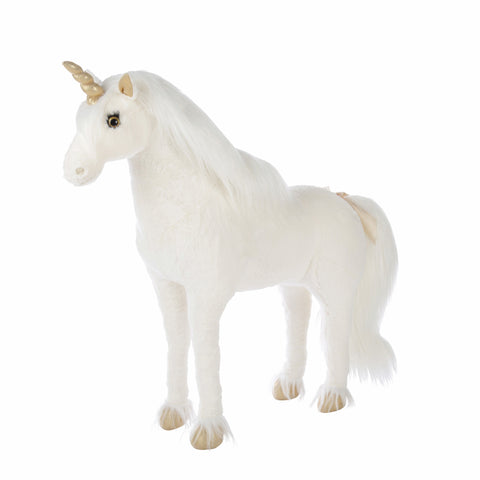 CuddleCo Standing Unicorn - Gold Dust