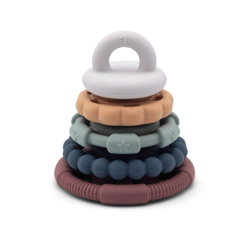Jellystone Designs Rainbow Stacker & Teether - Earth