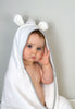 Shnuggle Wearable Hooded Baby Towel - White