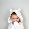 Shnuggle Wearable Hooded Baby Towel - White