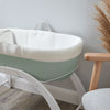 Shnuggle Dreami Moses Basket & Stand - Eucalyptus