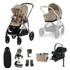 Cybex Gazelle S Twin Comfort Bundle - Almond Beige