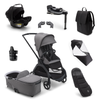 Bugaboo Dragonfly Ultimate Newborn Bundle - Graphite/Grey Melange Complete