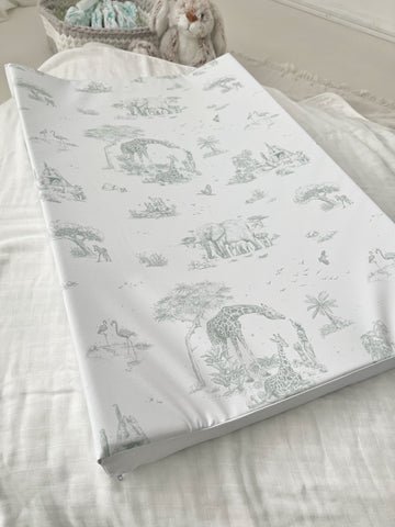 The Gilded Bird Luxury Changing Mat - Safari Toile