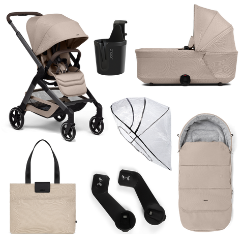 Joolz Hub2 Pram and Accessory Bundle - Sandy Taupe