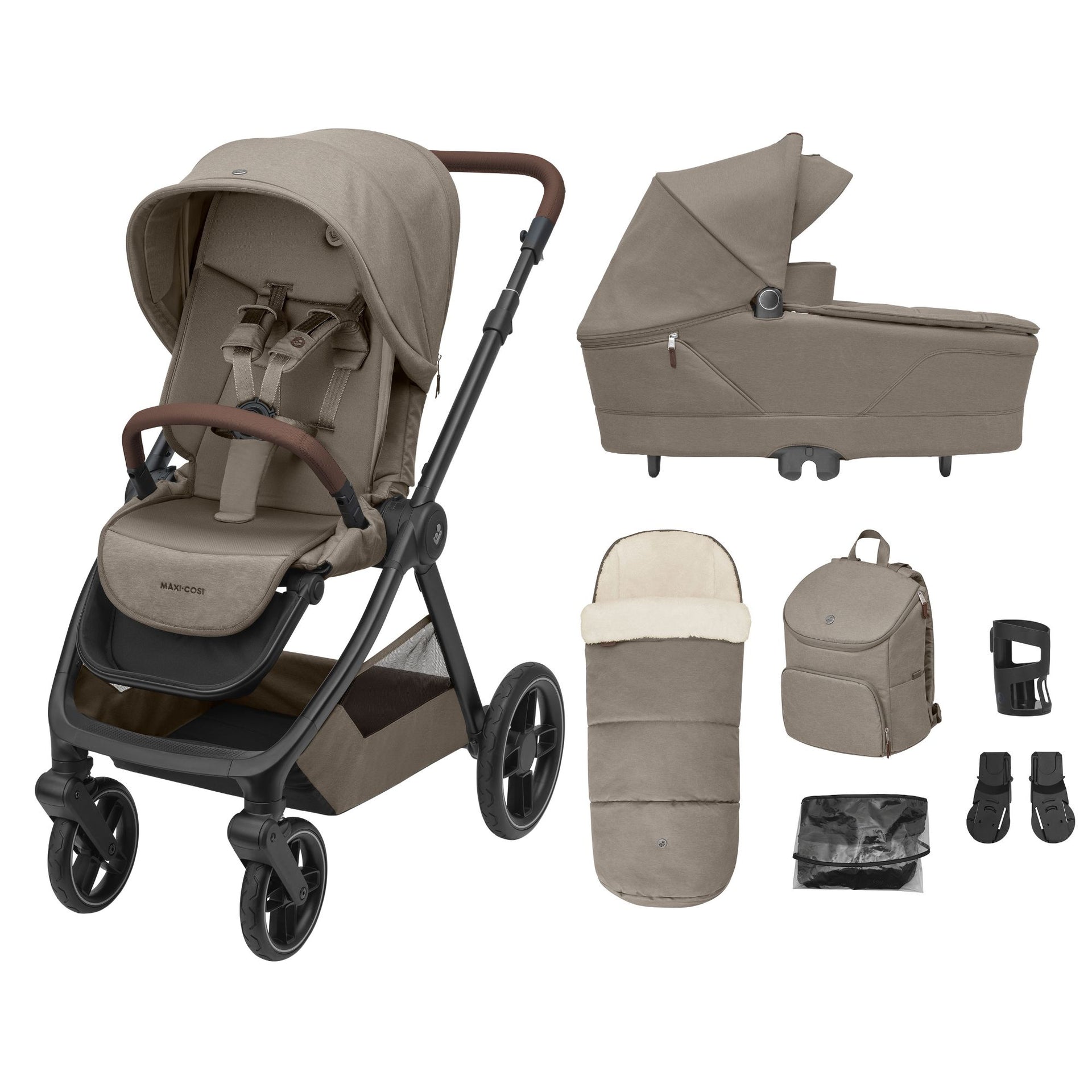 maxi cosi prams Maxi Cosi Oxford+ 7 Piece Pram and Accessory Bundle