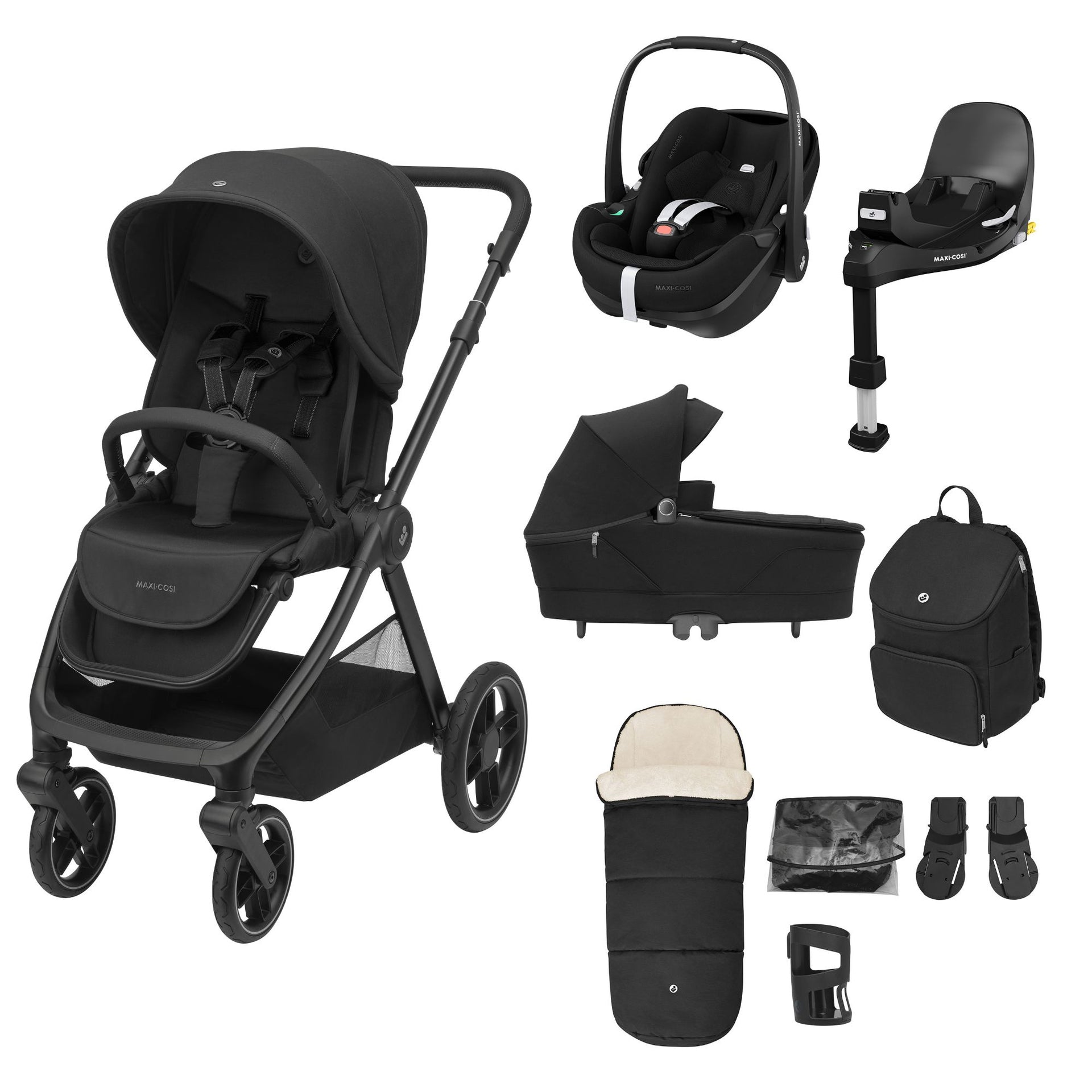 www.maxi-cosi.com uk Maxi Cosi Oxford+ 9 Piece Premium Travel System Bundle