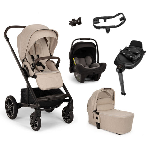 Nuna Mixx Next Generation Pipa Travel System Bundle - Biscotti