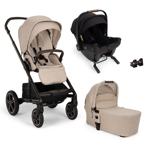 Nuna Mixx Next Urbn Travel System Bundle 2024 - Biscotti