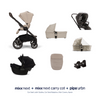 Nuna Mixx Next Urbn Travel System Bundle - Biscotti