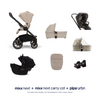 Nuna Mixx Next Urbn Travel System Bundle 2024 - Biscotti