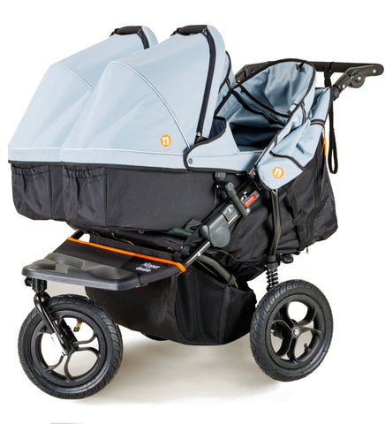 Out n About Nipper V5 Double Twin Starter Bundle - Rocksalt Grey