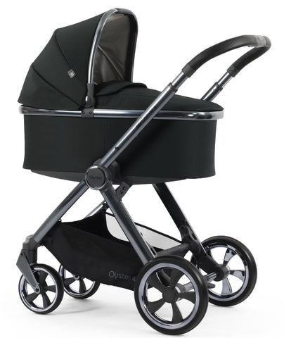 Babystyle Oyster 4 Luxury Travel System Bundle with Capsule Car Seat and Base - Black Olive
