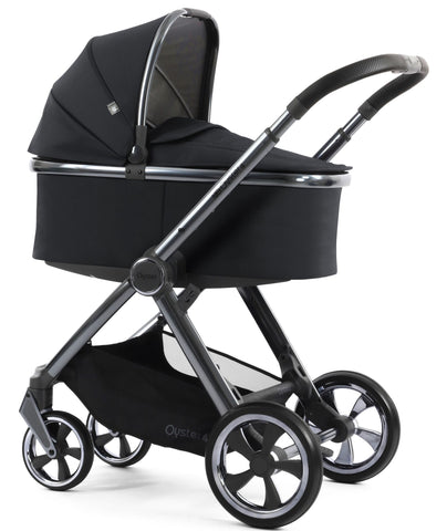 Babystyle Oyster 4 Luxury Travel System Bundle with Capsule Car Seat and Base - Carbonite