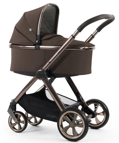 Babystyle Oyster 4 Luxury Travel System Bundle with Capsule Car Seat and Base - Chocolate Velvet