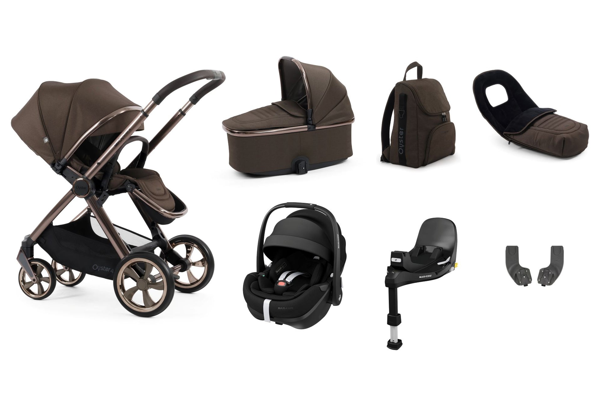 the nuna travel stroller TAVO Next + PIPA RX System Kimberly Medium graphite gray fabric Classic 24