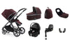Babystyle Oyster 4 Luxury Travel System Bundle with Maxi Cosi Pebble 360 Pro V2 and Familyfix 360 Pro - Mulberry