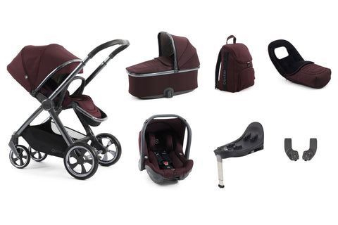 Babystyle Oyster 4 Luxury Travel System Bundle with Capsule Car Seat and Base - Mulberry