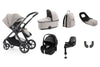Babystyle Oyster 4 Luxury Travel System Bundle with Maxi Cosi Pebble 360 Pro V2 and Familyfix 360 Pro - Stone