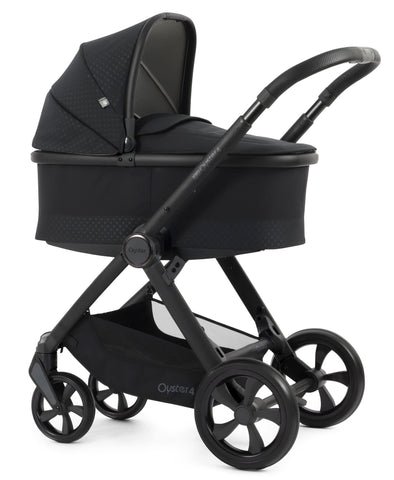 Babystyle Oyster 4 Luxury Travel System Bundle with Capsule Car Seat and Base - Raven
