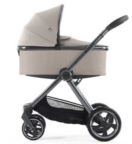Babystyle Oyster 4 Luxury Travel System Bundle with Cybex Cloud T and Base T - Stone