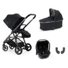 Babystyle Oyster Gravity + 4 Piece Travel System Bundle - Carbonite