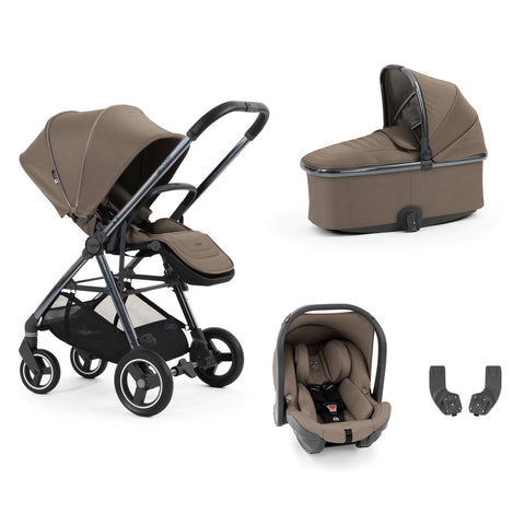 Babystyle Oyster Gravity + 4 Piece Travel System Bundle - Mink