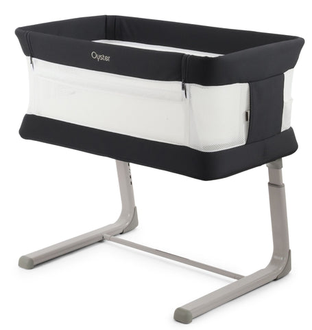 Oyster Wiggle Crib Co-Sleeper - Carbonite