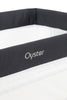 Oyster Wiggle Crib Co-Sleeper - Carbonite