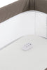 Oyster Wiggle Crib Co-Sleeper - Mink