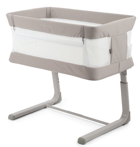 Oyster Wiggle Crib Co-Sleeper - Stone