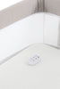 Oyster Wiggle Crib Co-Sleeper - Stone