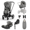 Cybex Priam Travel System Bundle - Matt Black/Mirage Grey