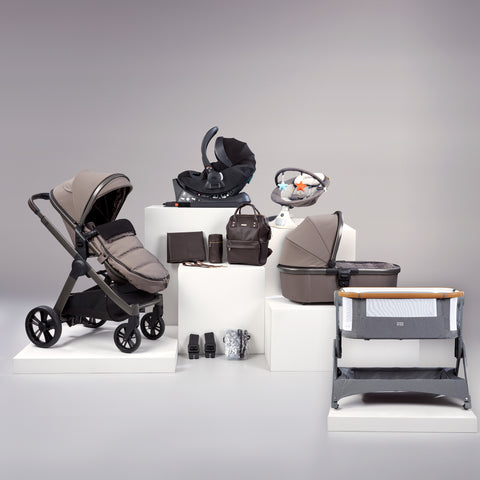 Bababing Raffi 15 Piece Home & Travel System Package - Minky