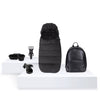 Silver Cross Wave 3 Single to Double Pram and Accessory Bundle (18 Piece) - Onyx