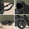 Silver Cross Wave 3 Single to Double Pram Bundle (12 Piece) - Onyx