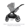 Silver Cross Wave 3 Single to Double Travel System Bundle (14 Piece) - Onyx (EX-DISPLAY)