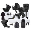 Silver Cross Wave 3 Single to Double Travel System Ultimate Motion Bundle (21 Piece) - Onyx
