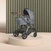 Silver Cross Wave 3 Single to Double Pram and Accessory Bundle (18 Piece) - Lunar