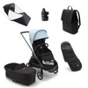 Bugaboo Dragonfly Essential Pushchair Bundle - Graphite/Midnight Black - Skyline Blue Complete